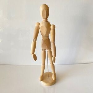 Posable Mannequin Articulated Wooden Figure by IKEA Vintage